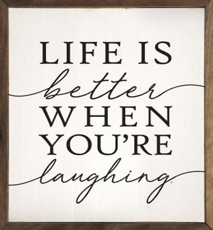 Better When You're Laughing White